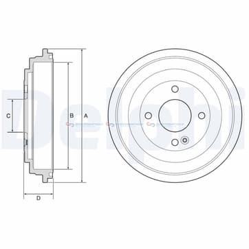 Bromstrumma 36 4 Ø-253mm från Autofrance