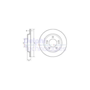Bromsskiva, Bakaxel — Bakaxel från Autofrance