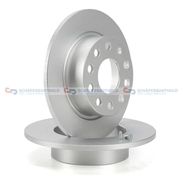 Bromsskiva, Bakaxel — Bakaxel från Autofrance