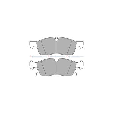 Bromsbeläggssats från Autofrance