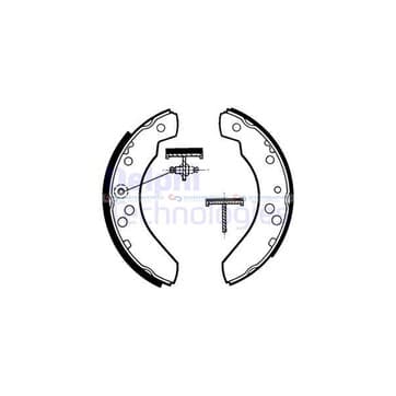 Bromsbandssats 45mm från Autofrance