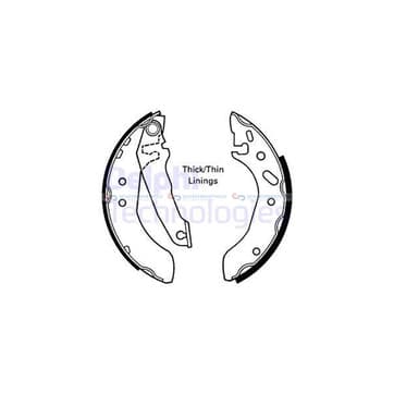 Bromsbandssats 32mm från Autofrance