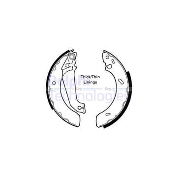 Bromsbandssats 38mm från Autofrance