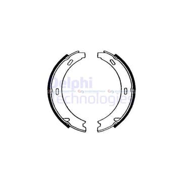 Bromsbandssats, parkeringsbroms 25mm från Autofrance