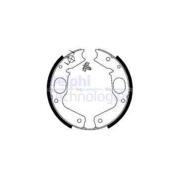 Bromsbandssats, parkeringsbroms 40mm från Autofrance