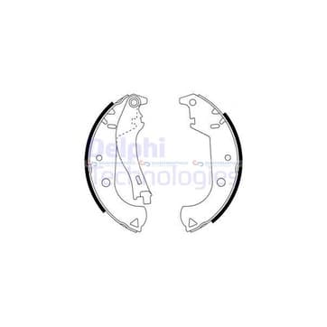 Bromsbandssats 42mm från Autofrance