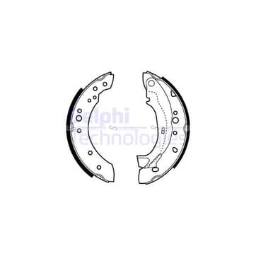 Bromsbandssats 38mm från Autofrance