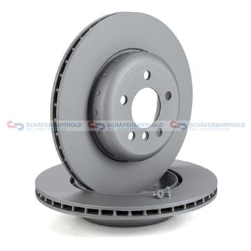 Bromsskiva, Bakaxel — Bakaxel från Autofrance