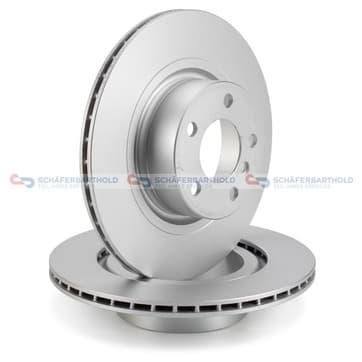 Bromsskiva, Bakaxel — Bakaxel från Autofrance