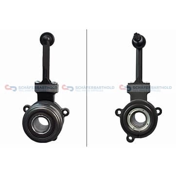 Central slavcylinder, koppling