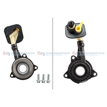 Central slavcylinder, koppling