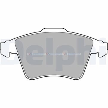 Bromsbeläggssats, Framaxel — Framaxel