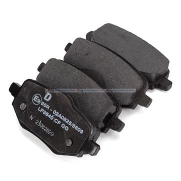 Bromsbeläggssats, Bakaxel