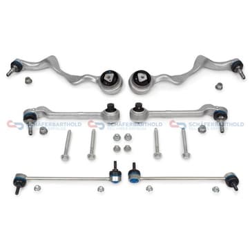 Länkarmsats, hjulupphängning, Framaxel — Framaxel från Autofrance