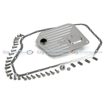 Delssats, automatväxellådsolje byte från Autofrance