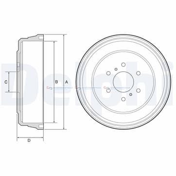 Bromstrumma 68 6 Ø-311mm