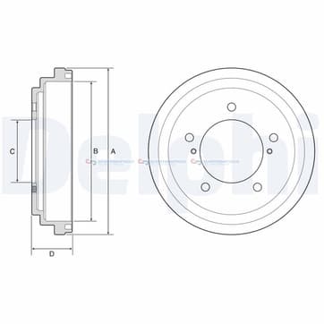 Bromstrumma 42 5 Ø-262mm från Autofrance
