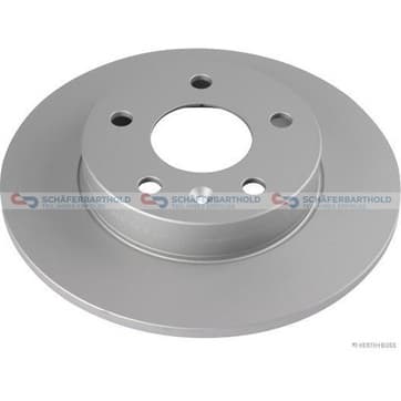 Bromsskiva, Bakaxel — Bakaxel från Autofrance