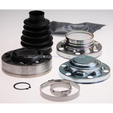 Knutsats, drivaxel, Bakaxel