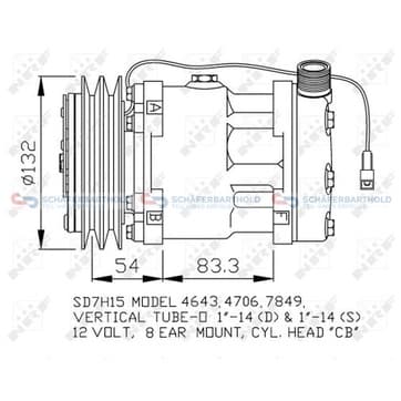 Kompressor, AC från Autofrance