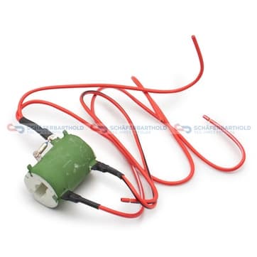 Serieresistor, elmotor (kylarfläkt) mit Kabel