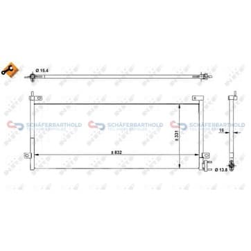 Kondensor, AC från Autofrance