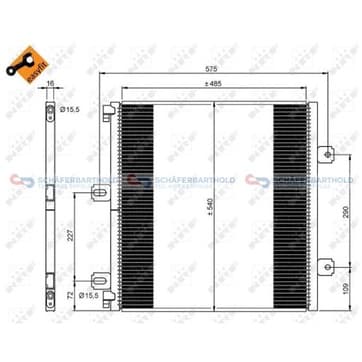 Kondensor, AC från Autofrance