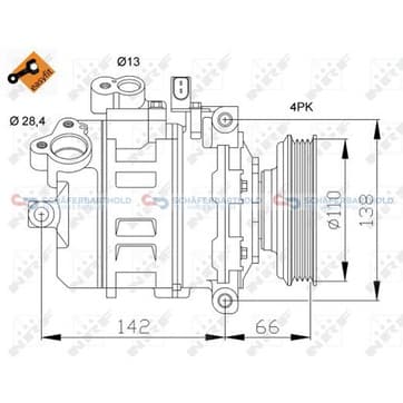 Kompressor, AC från Autofrance