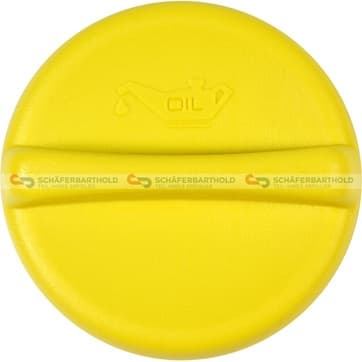 Lock, oljepåfyllningshals gelb från Autofrance