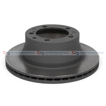 Bromsskiva, Bakaxel — Bakaxel från Autofrance