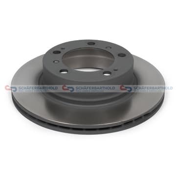 Bromsskiva, Bakaxel — Bakaxel från Autofrance