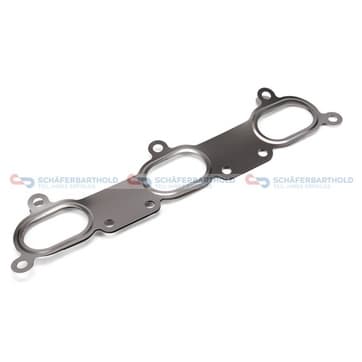 Packning, avgasgrenrör, Tvåsidig — Tvåsidig från Autofrance