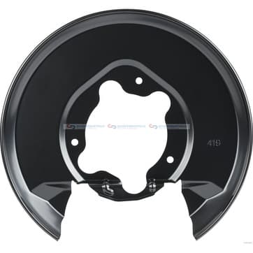 Stänkskydd, bromsskiva, Bakaxel vänster — Bakaxel vänster från Autofrance