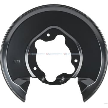 Stänkskydd, bromsskiva, Bakaxel höger — Bakaxel höger från Autofrance