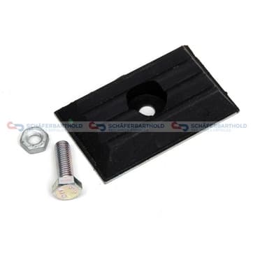 Genomslagsgummi, Bakaxel