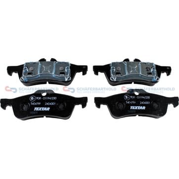 Bromsbeläggssats, Bakaxel — Bakaxel från Autofrance