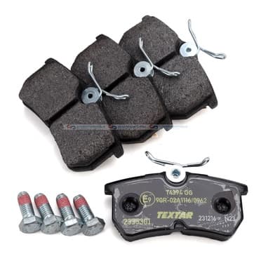 Bromsbeläggssats, Bakaxel — Bakaxel från Autofrance