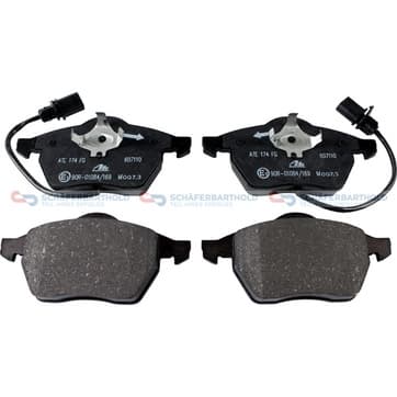 Bromsbeläggssats, Framaxel — Framaxel