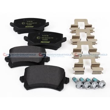 Bromsbeläggssats, Bakaxel — Bakaxel från Autofrance