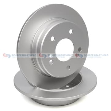 Bromsskiva, Bakaxel — Bakaxel från Autofrance