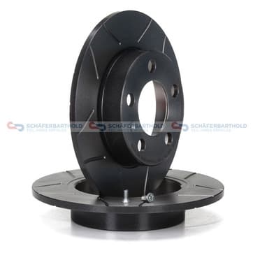 Bromsskiva, Bakaxel — Bakaxel från Autofrance