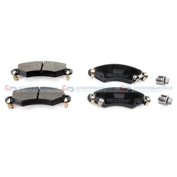 Bromsbeläggssats, Framaxel — Framaxel från Autofrance