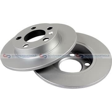 Bromsskiva, Bakaxel — Bakaxel från Autofrance