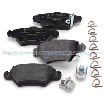 Bromsbeläggssats, Bakaxel — Bakaxel från Autofrance