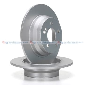 Bromsskiva, Bakaxel — Bakaxel från Autofrance