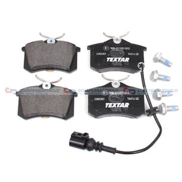 Bromsbeläggssats, Bakaxel — Bakaxel från Autofrance