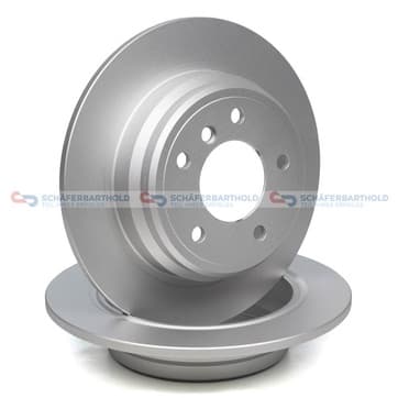 Bromsskiva, Bakaxel — Bakaxel