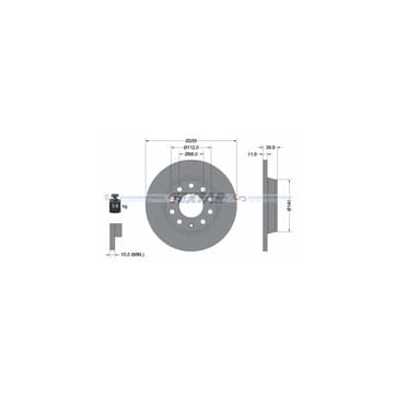 Bromsbeläggssats, Framaxel — Framaxel från Autofrance