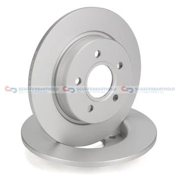 Bromsskiva, Bakaxel — Bakaxel från Autofrance