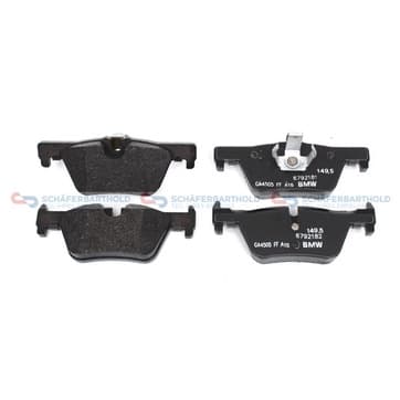 Bromsbeläggssats, Bakaxel — Bakaxel från Autofrance